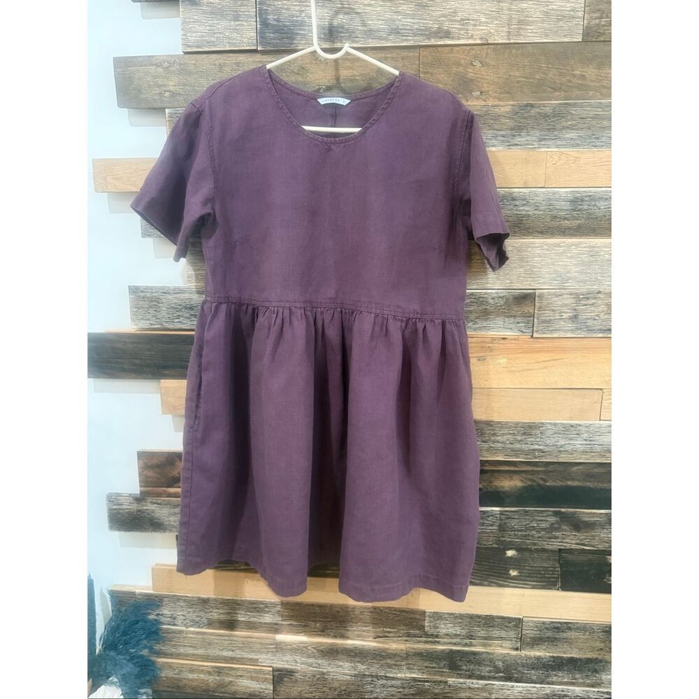 Linenfox Anna dress boho lagenlook oversized sz Small